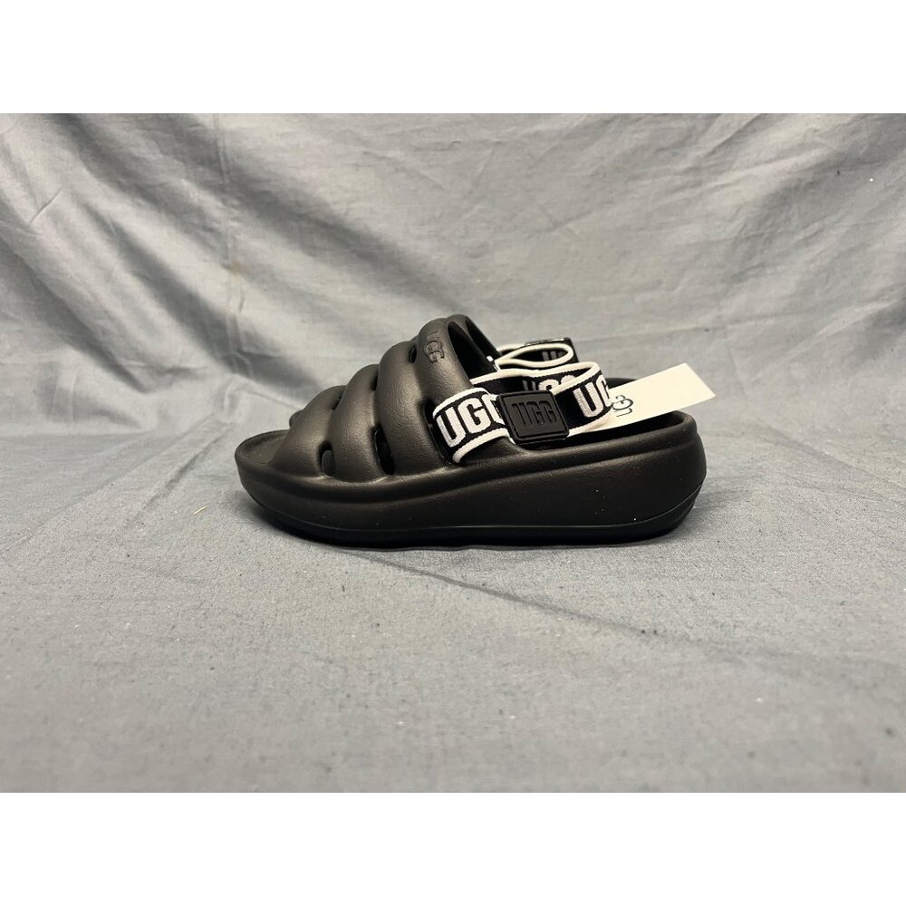 UGG Australia Boys K Sport Yeah Slide Logo Slip-On Black Size 6 NEW NO BOX! - Picture 5 of 10
